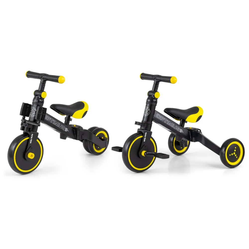 Milly Mally Ride On - Dviratis 3in1 OPTIMUS-Judėjimui, Balansiniai dviratukai-e-vaikas
