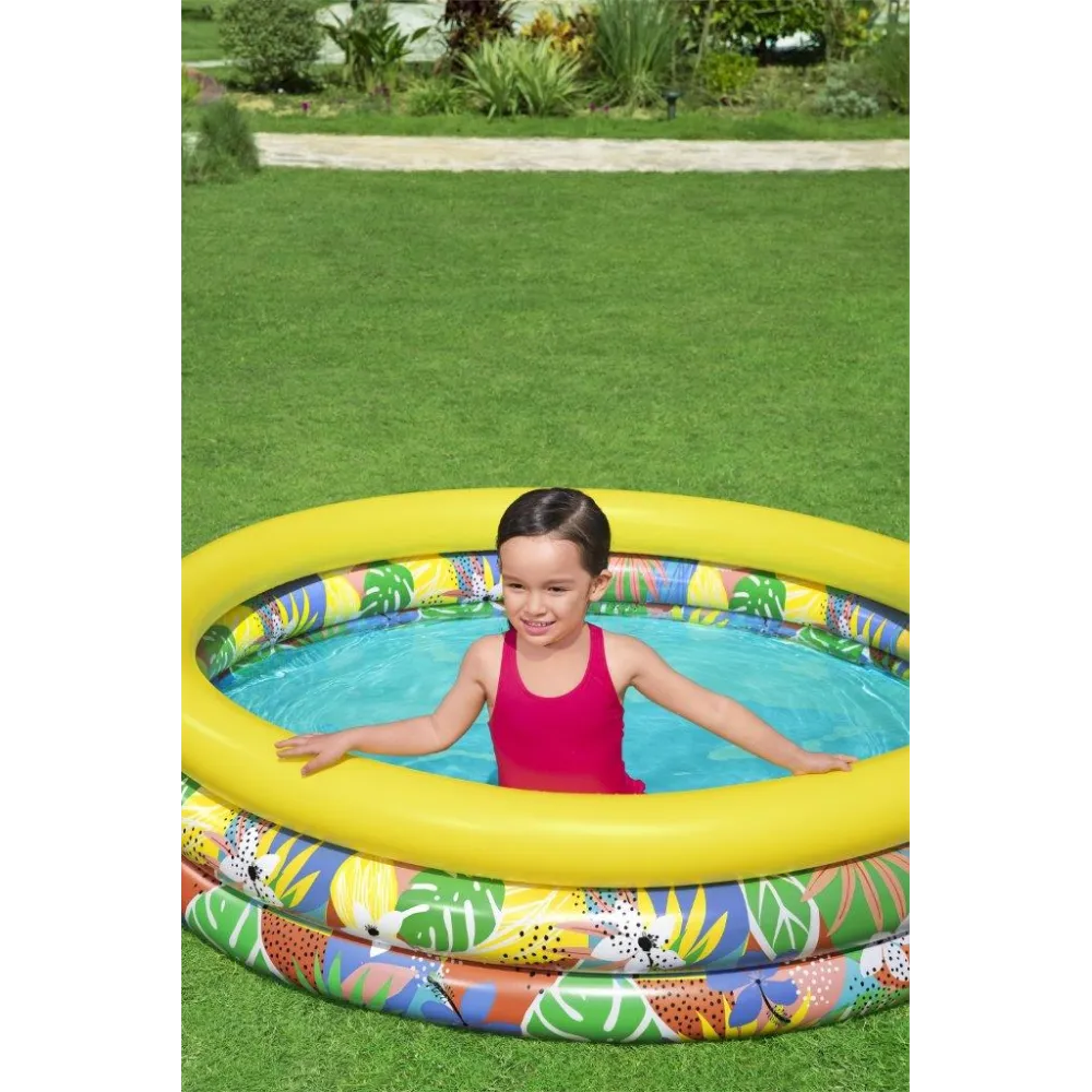 Bestway 51203 Pripučiamas baseinas Tropiniai augalai 1,68 m x 38 cm