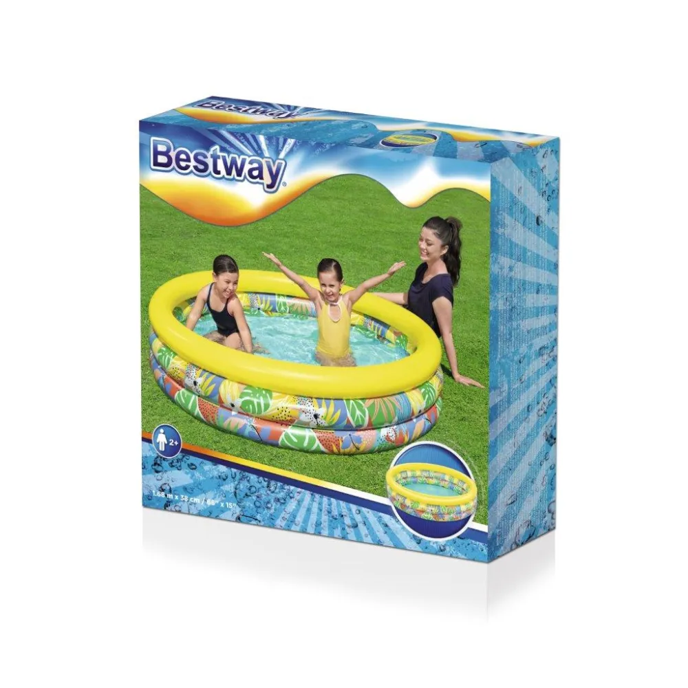 Bestway 51203 Pripučiamas baseinas Tropiniai augalai 1,68 m x 38 cm