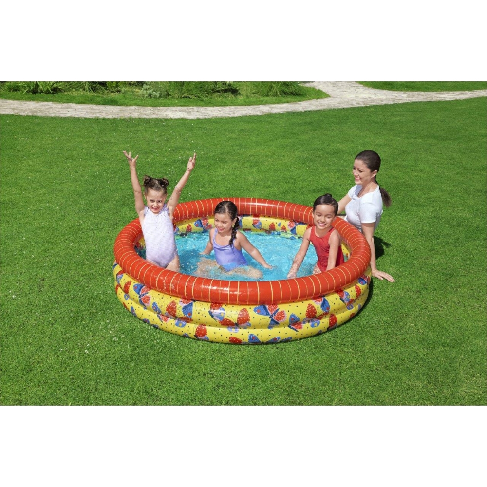 "Bestway 51202 Butterfly" pripučiamas baseinas 1,68 m x 38 cm