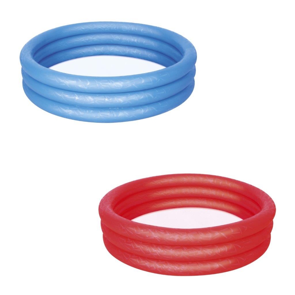 Pripučiamas baseinas Bestway 51025, raudonas, 1,22 x 25 cm