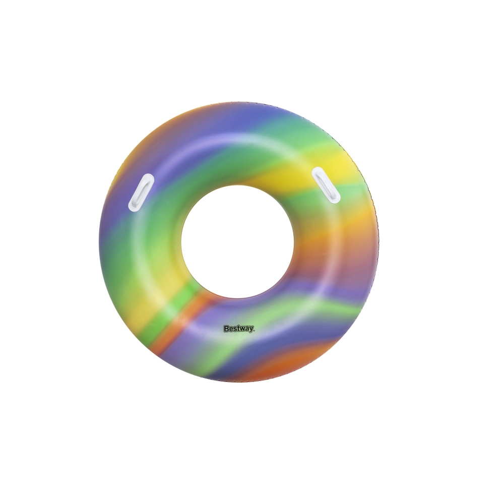 Pripučiamas žiedas 119 cm Rainbow Bestway 36352