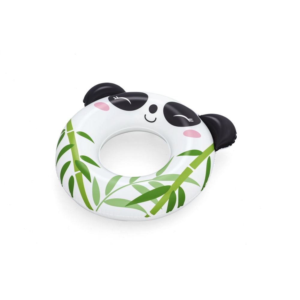 Pripučiamas plaukimo ratas Panda, 76 x 85 cm, Bestway 36351-Žaislai, Lauko žaislai, Pripučiami ratai, žaislai, čiužiniai-e-vaika