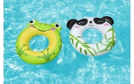 Pripučiamas plaukimo ratas Panda, 76 x 85 cm, Bestway 36351-Žaislai, Lauko žaislai, Pripučiami ratai, žaislai, čiužiniai-e-vaika