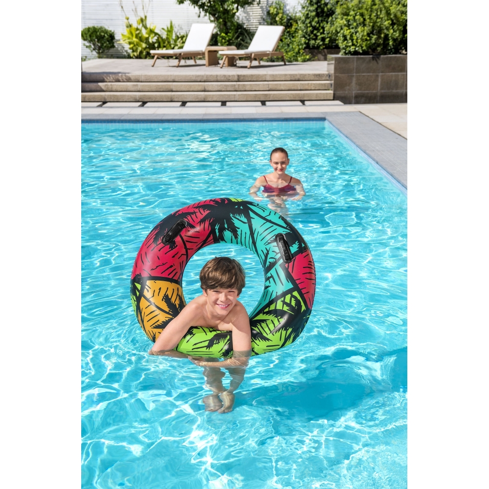 Bestway dmuchane Koło do pływania z uchwytami 91 cm 10 + 36350