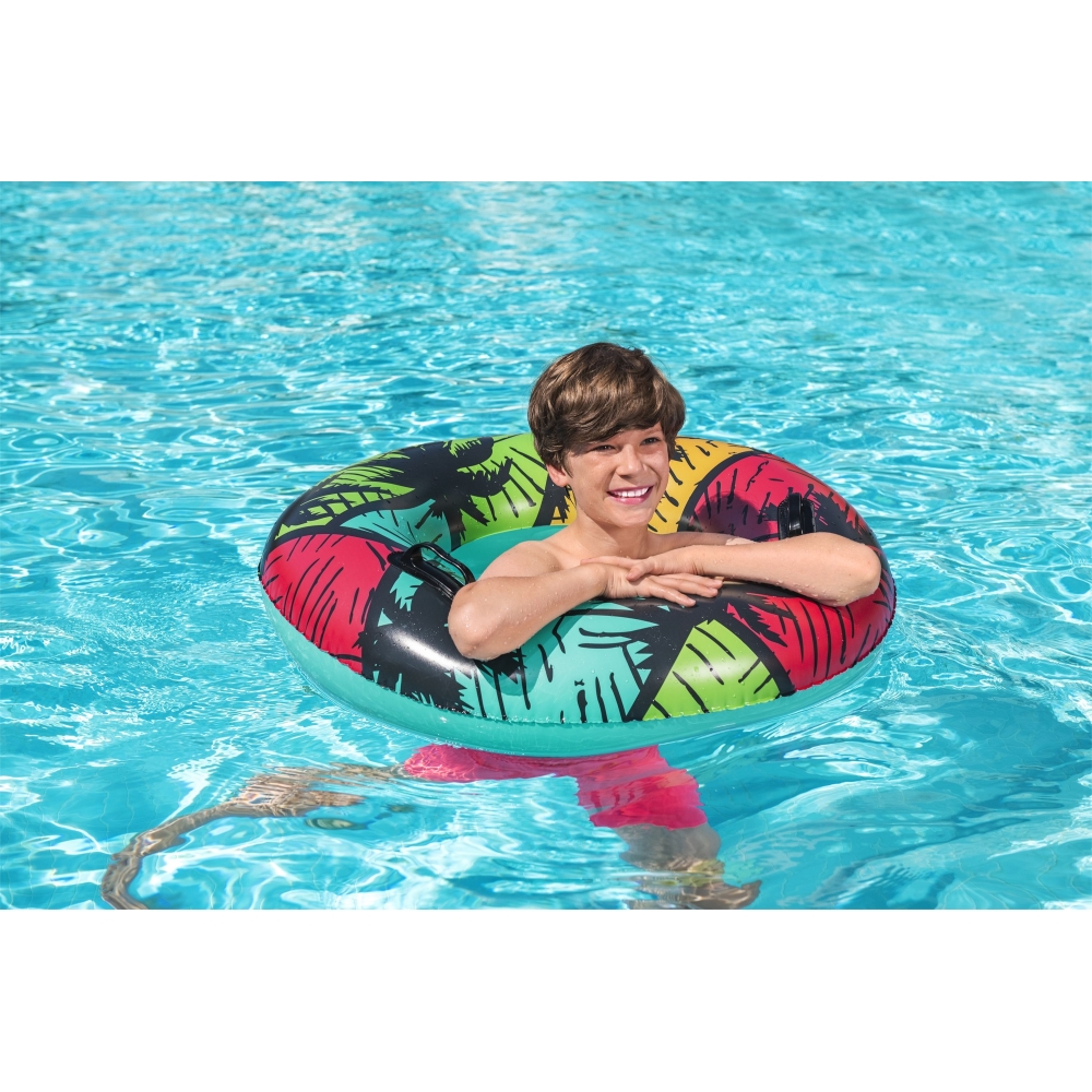 Bestway dmuchane Koło do pływania z uchwytami 91 cm 10 + 36350