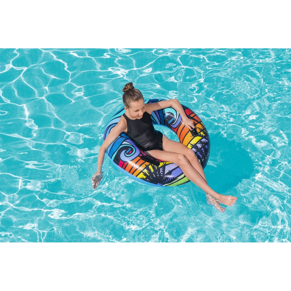 Bestway dmuchane Koło do pływania z uchwytami 91 cm 10 + 36350