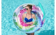 Pripučiamas plaukimo ratas Tie Dye 118 cm Bestway 43637-Žaislai, Lauko žaislai, Pripučiami ratai, žaislai, čiužiniai-e-vaikas