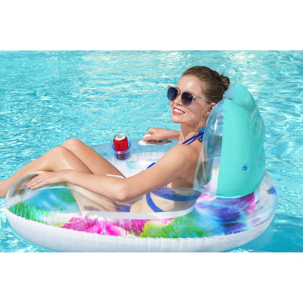 Dmuchane Koło Do Pływania Tie Dye 118 cm  Bestway 43637