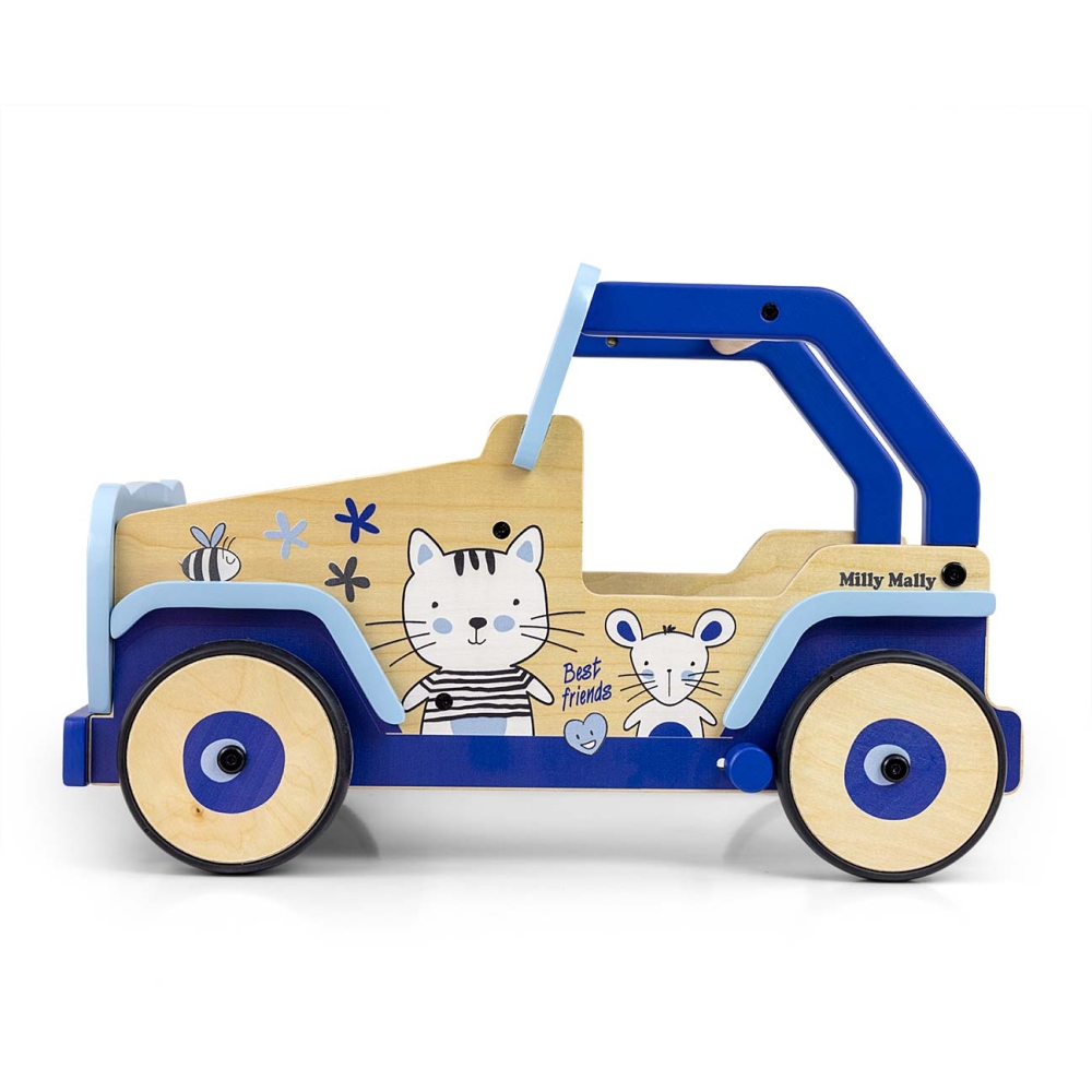 Milly Mally Kūdikių vaikštynė "Explorer Cat and Mouse-Judėjimui, Stumdukai-e-vaikas