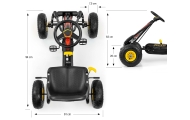 Gokart na pedały Thor Black