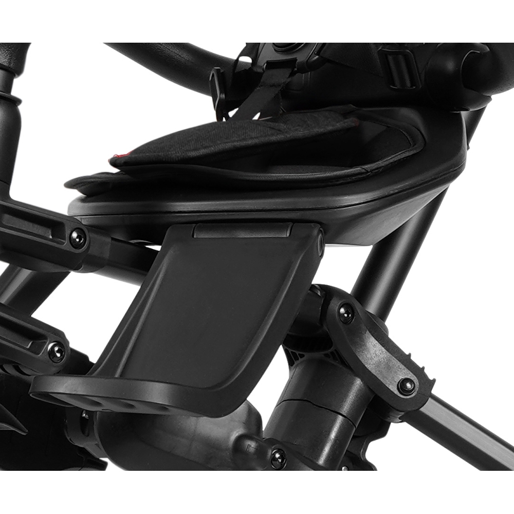 Triratis Qplay Nova Niello, juodas-Judėjimui, Triratukai vaikams-e-vaikas