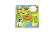 Medinė dėlionė VIGA Animal Farm to Match