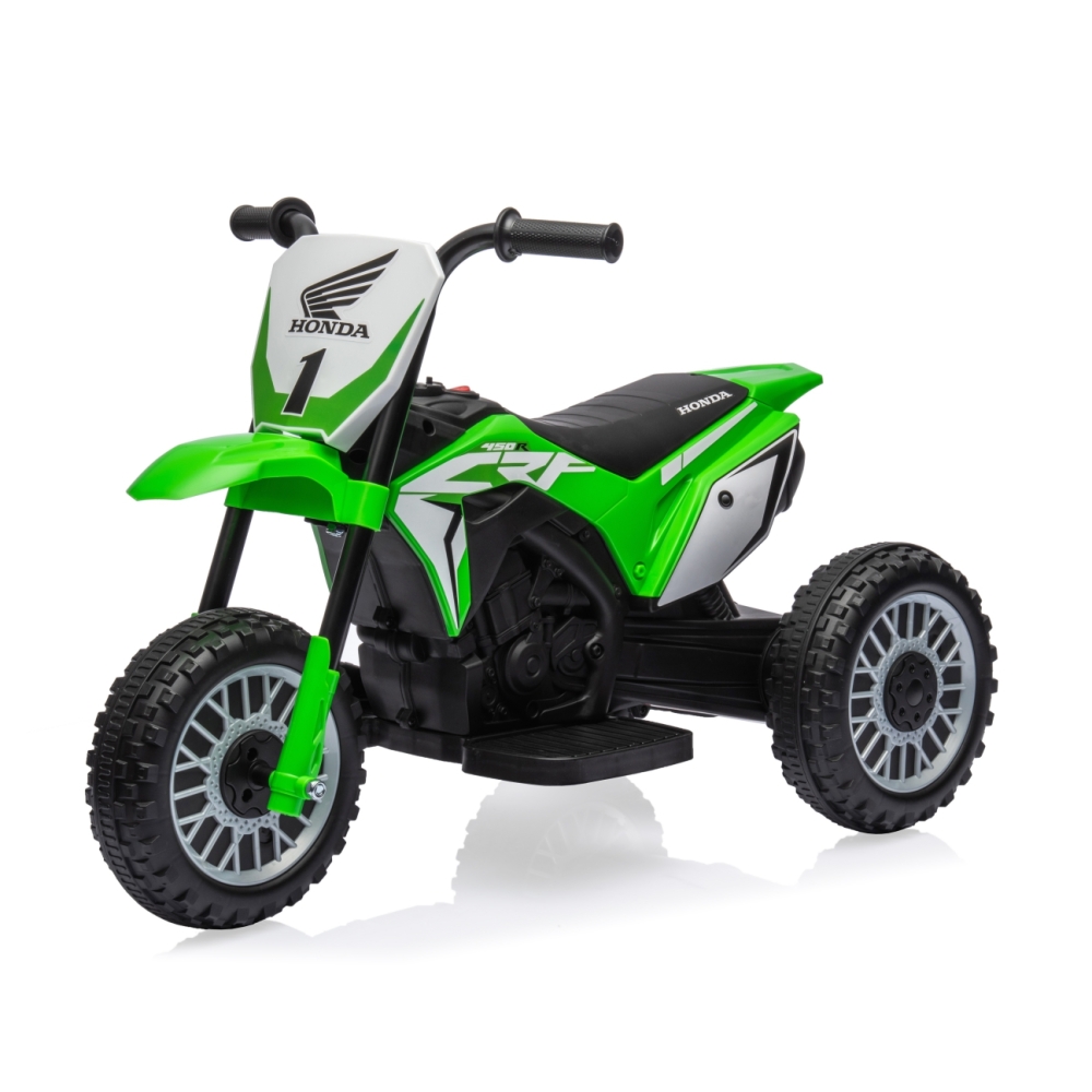 Elektrinis motociklas HONDA CRF 450R, Green-Elektromobiliai vaikams, Motociklai-e-vaikas