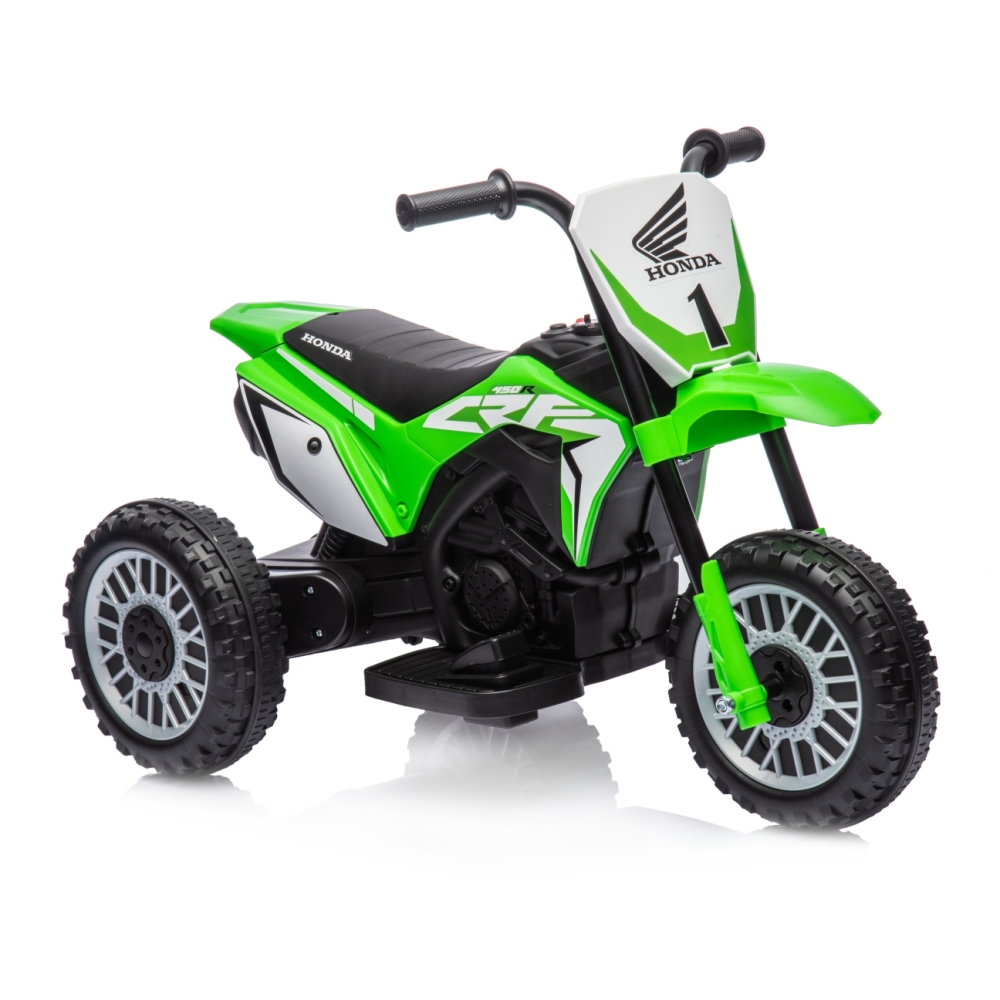 Elektrinis motociklas HONDA CRF 450R, Green-Elektromobiliai vaikams, Motociklai-e-vaikas