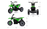 Pojazd na akumulator Motocykl HONDA CRF 450R Green