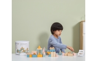 VIGA PolarB Drewniane Klocki Bloki Miejskie 50 elementów Montessori
