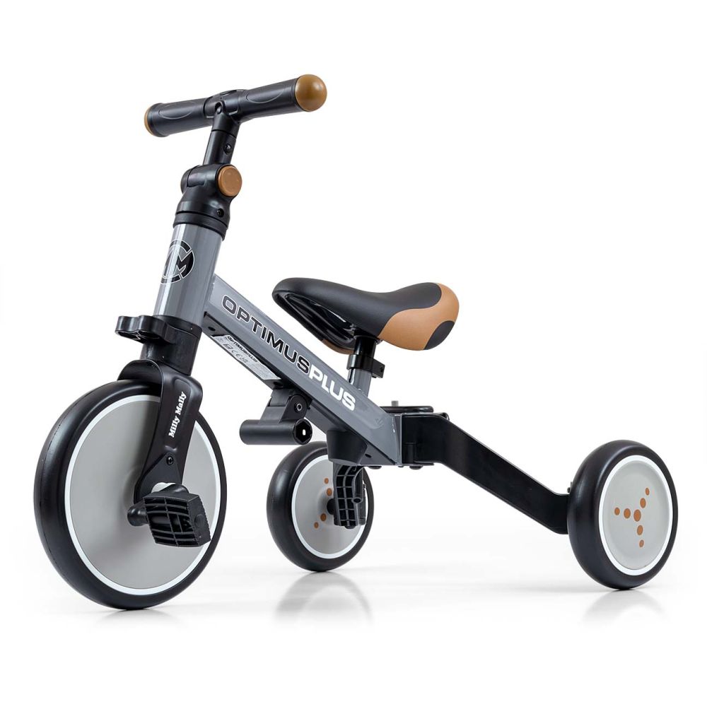 Rowerek 4w1 Optimus Plus Grey