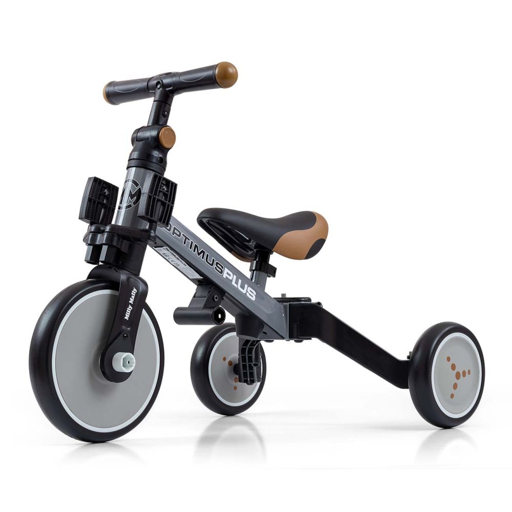 Rowerek 4w1 Optimus Plus Grey