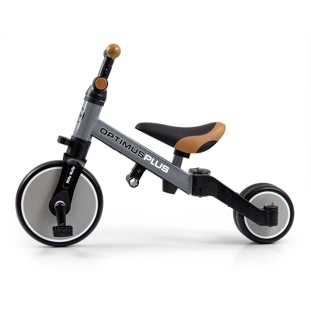 Rowerek 4w1 Optimus Plus Grey