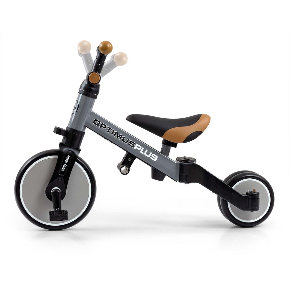 Rowerek 4w1 Optimus Plus Grey