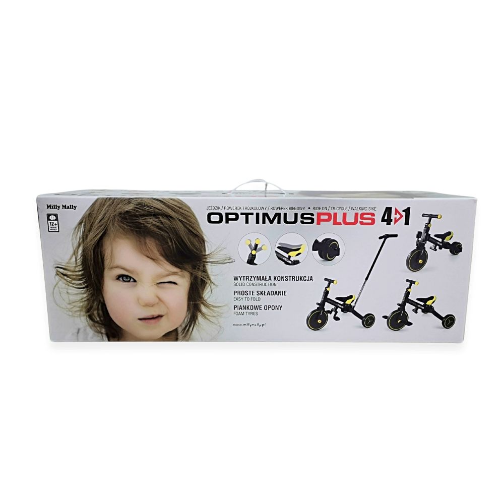Rowerek 4w1 Optimus Plus Grey