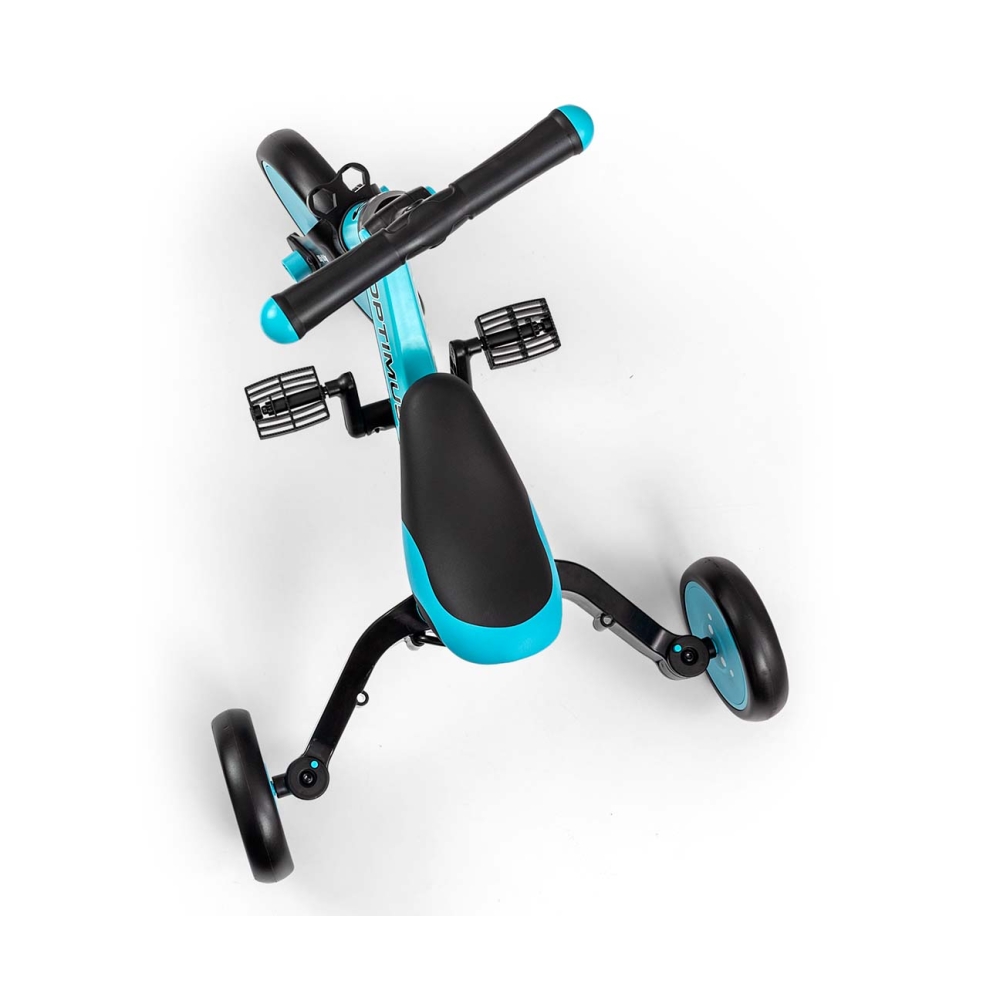 Triratis Optimus Plus 4-in-1, Blue-Judėjimui, Balansiniai dviratukai, Triratukai vaikams-e-vaikas