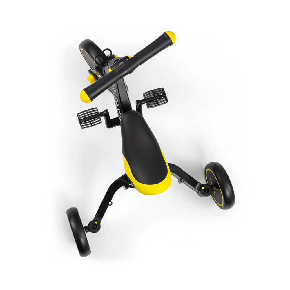 Triratis Optimus Plus 4-in-1, Black-Judėjimui, Triratukai vaikams-e-vaikas