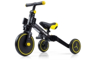 Triratis Optimus Plus 4-in-1, Black-Judėjimui, Triratukai vaikams-e-vaikas