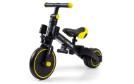 Triratis Optimus Plus 4-in-1, Black-Judėjimui, Triratukai vaikams-e-vaikas