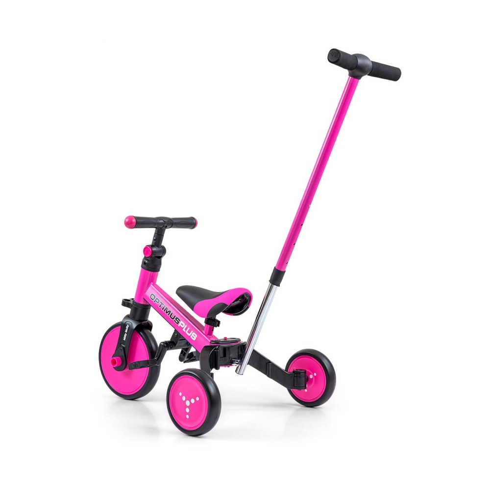 Rowerek 4w1 Optimus Plus Pink