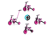 Triratis Optimus Plus 4-in-1, Pink-Judėjimui, Triratukai vaikams-e-vaikas