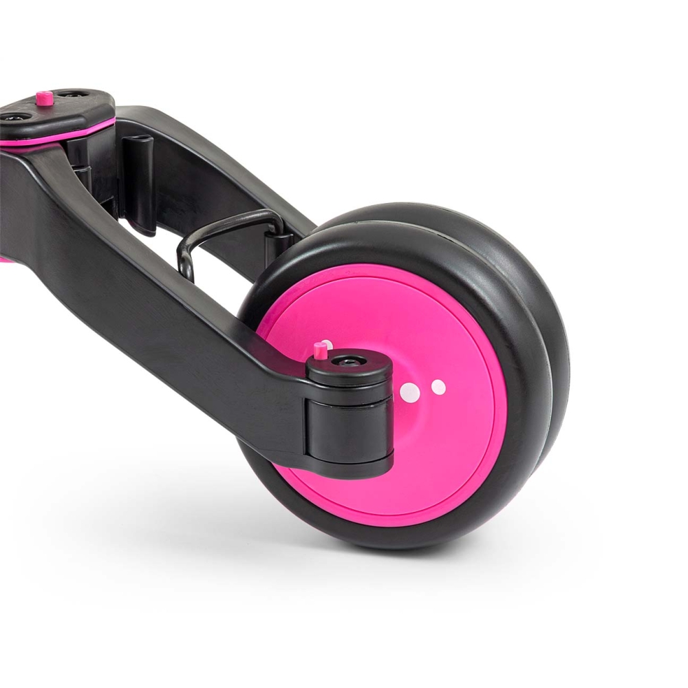Triratis Optimus Plus 4-in-1, Pink-Judėjimui, Triratukai vaikams-e-vaikas