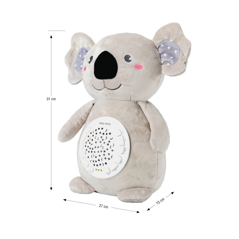 Milly Mally Pliušinis projektoriaus žaislas Koala-Miegui, Migdukai ir karuselės, Miego žaislai-e-vaikas