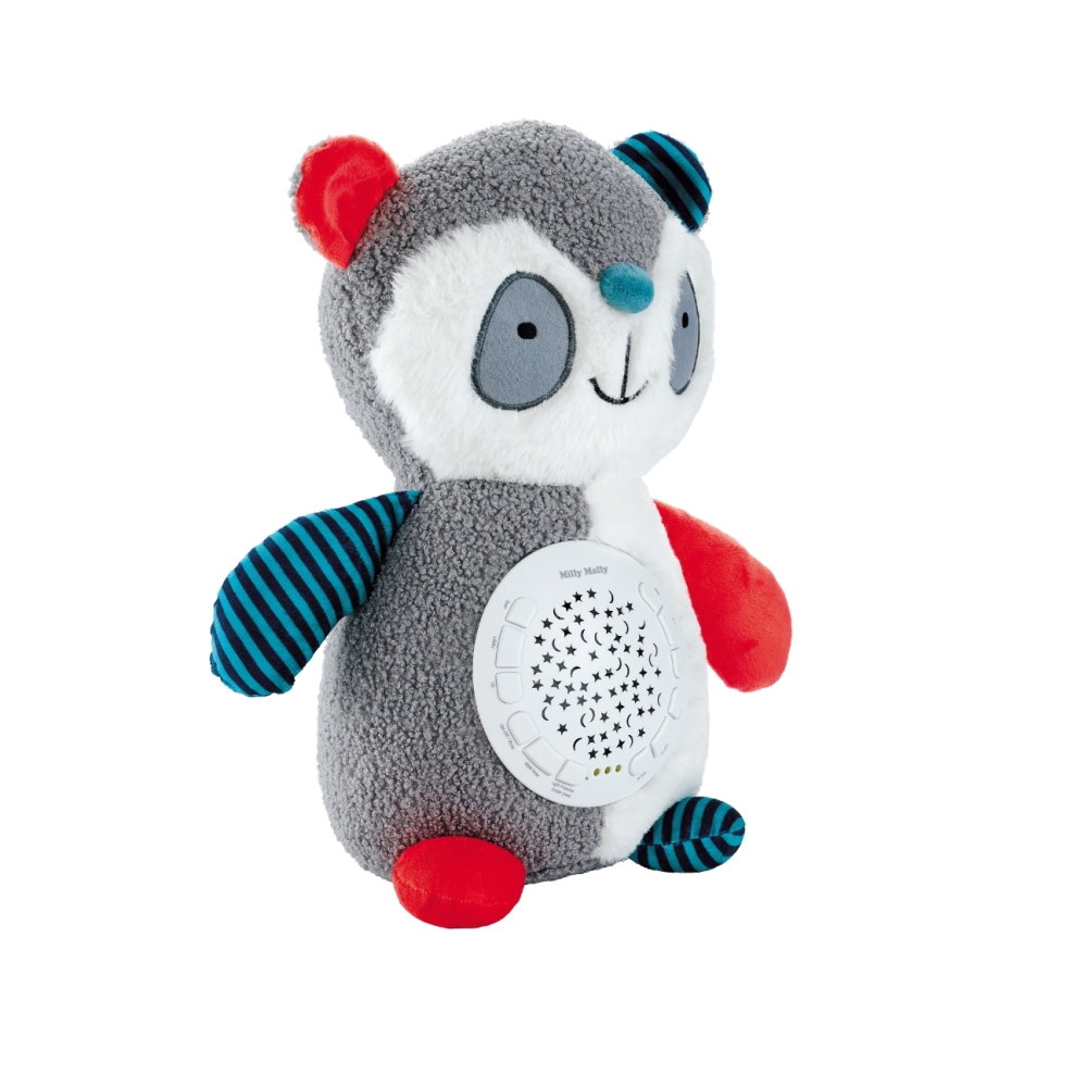 Pliušinis žaislas su Milly Panda projektoriumi-Miegui, Migdukai ir karuselės, Miego žaislai-e-vaikas