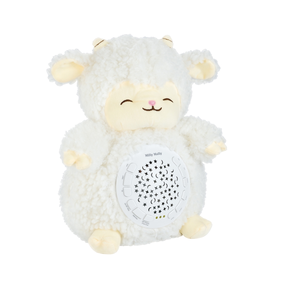Pliušinis žaislas su Milly Sheep projektoriumi-Miegui, Žaislai, Migdukai ir karuselės, Kūdikiams, Miego žaislai-e-vaikas
