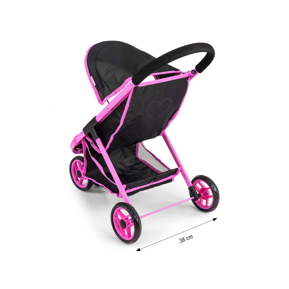 Lėlių vežimėlis Susie Prestige Black