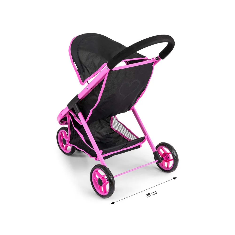 Lėlių vežimėlis Susie Prestige Black