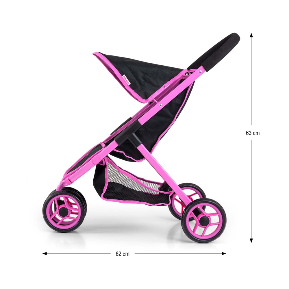 Wózek dla lalek Susie Prestige Black