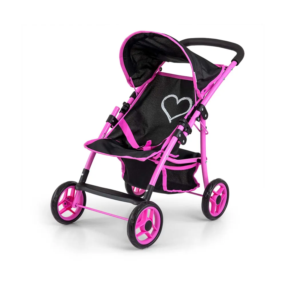 Lėlių vežimėlis Natalie Prestige Black