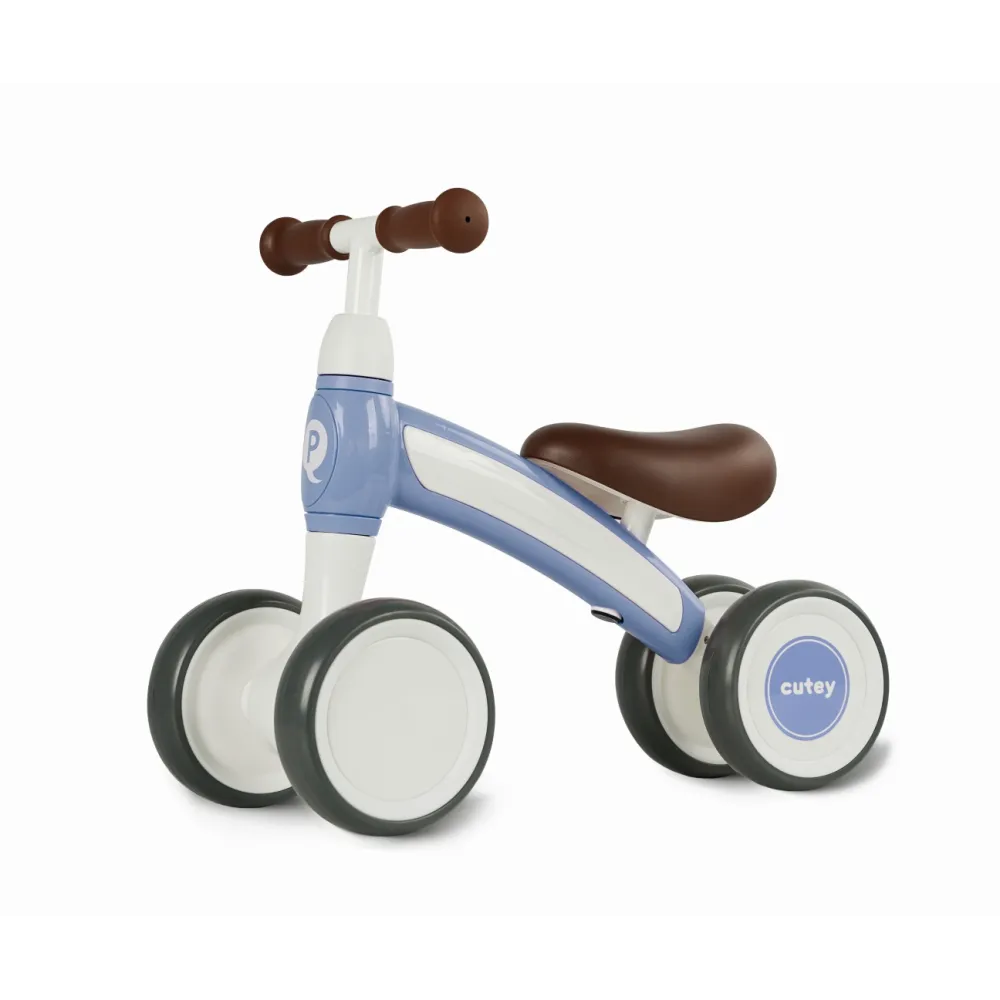 "Qplay" transporto priemonė "Cutey" Retro mėlyna-Judėjimui, Balansiniai dviratukai-e-vaikas