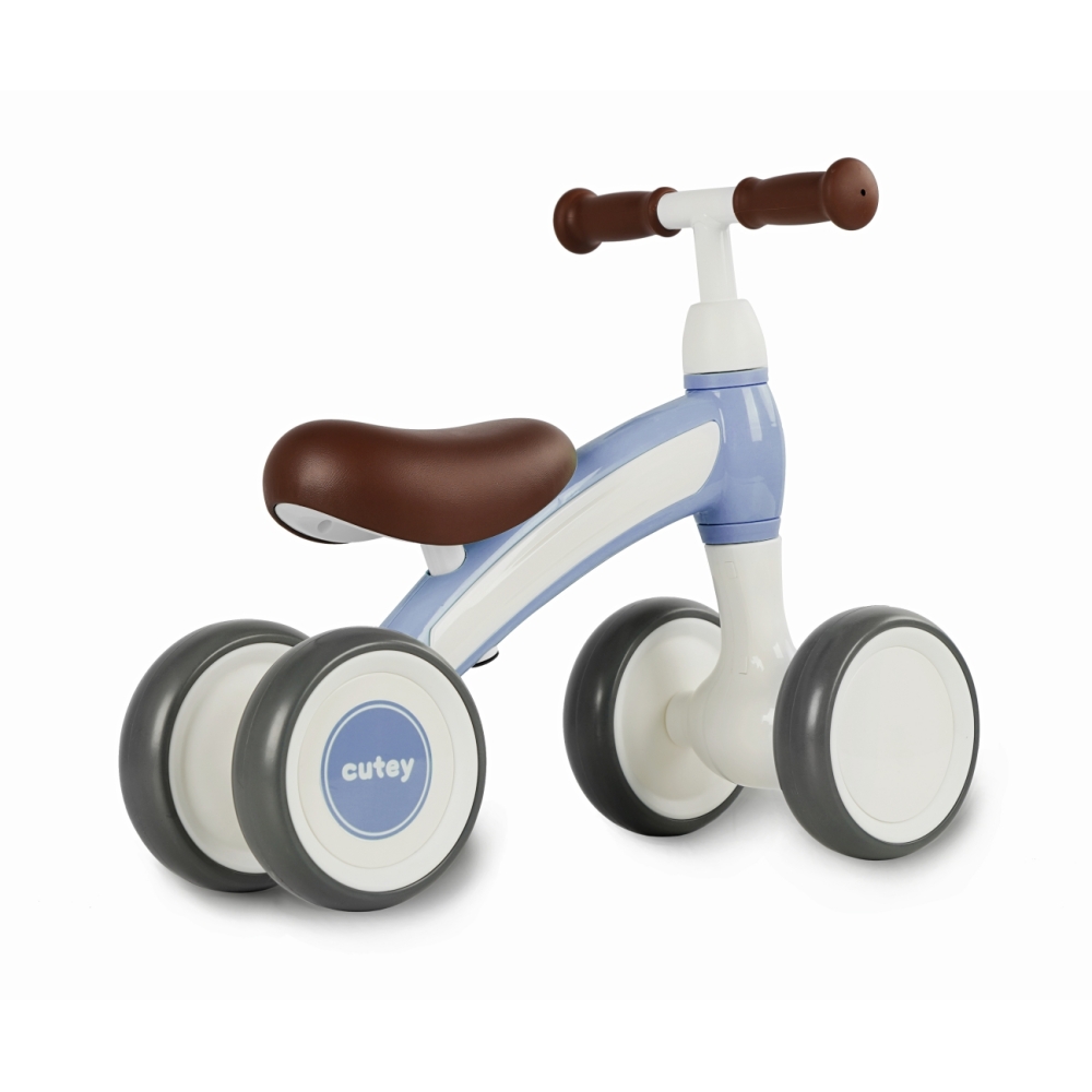"Qplay" transporto priemonė "Cutey" Retro mėlyna-Judėjimui, Balansiniai dviratukai-e-vaikas