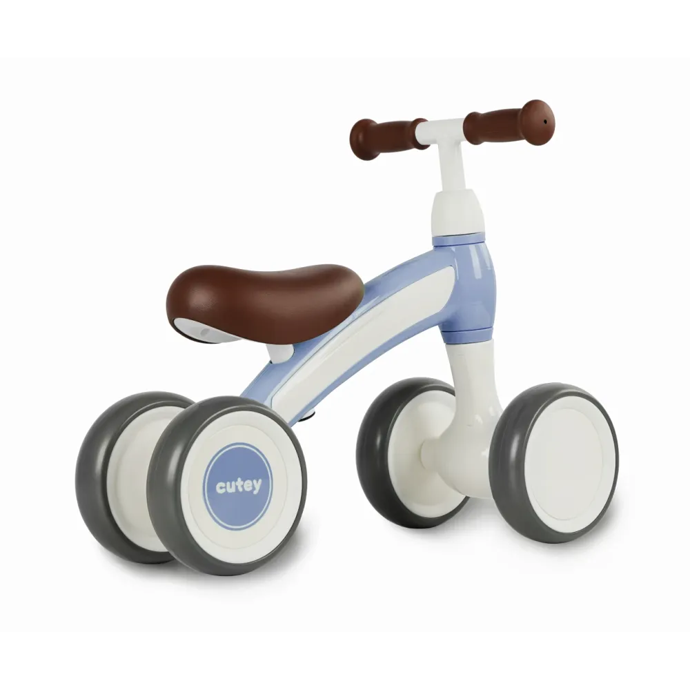 "Qplay" transporto priemonė "Cutey" Retro mėlyna-Judėjimui, Balansiniai dviratukai-e-vaikas