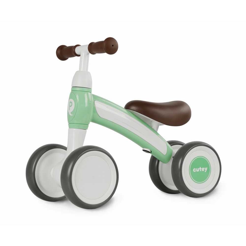 "Qplay" transporto priemonė "Cutey" Retro žalia-Judėjimui, Balansiniai dviratukai-e-vaikas