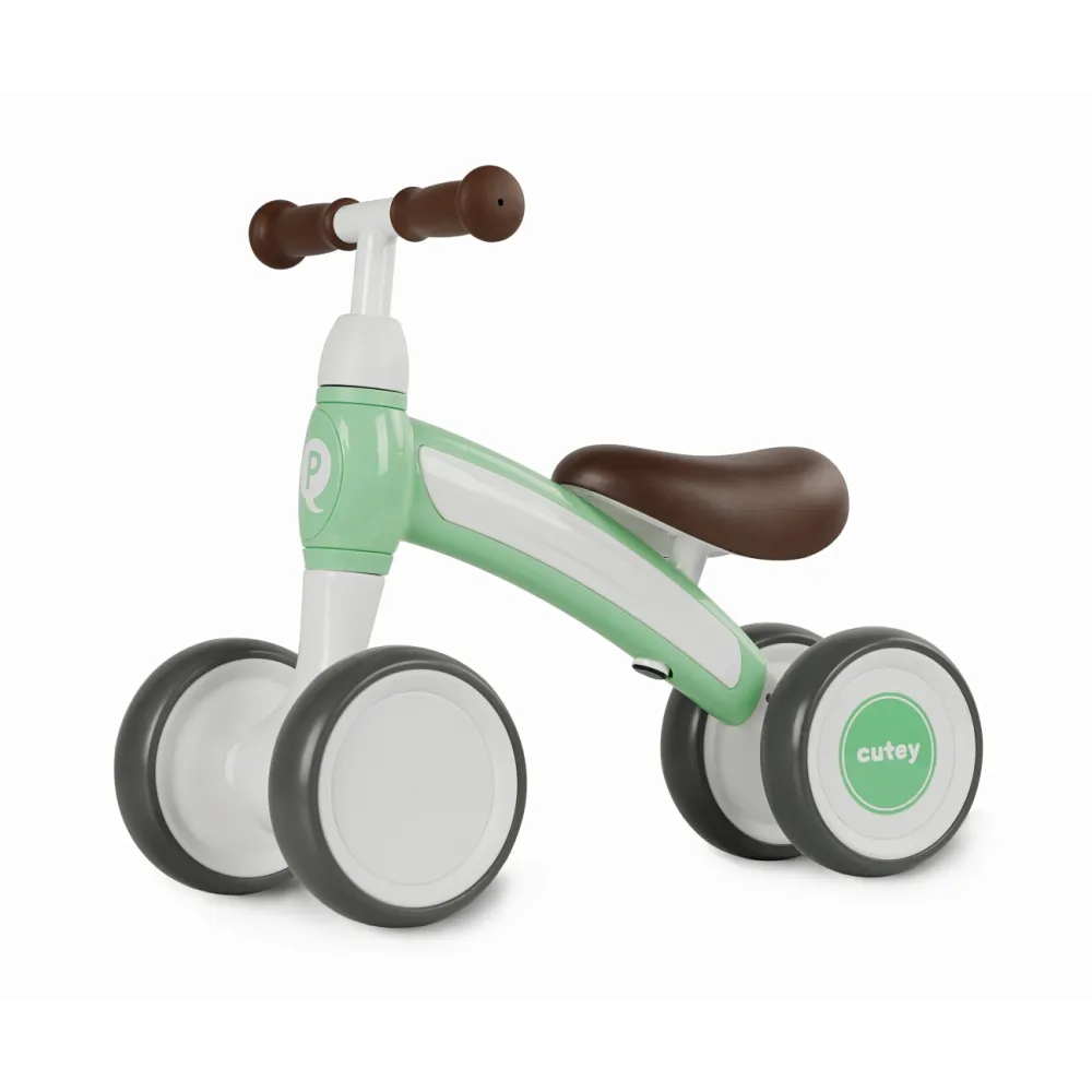 "Qplay" transporto priemonė "Cutey" Retro žalia-Judėjimui, Balansiniai dviratukai-e-vaikas