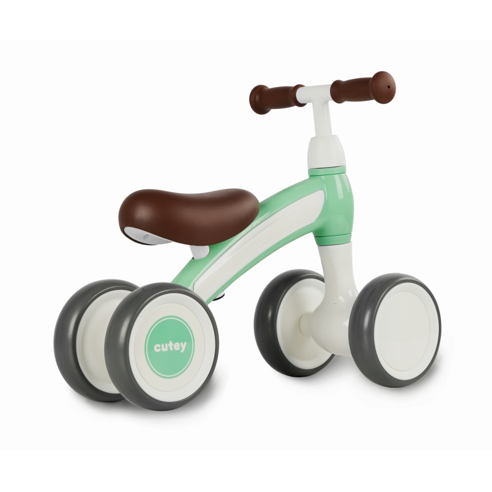 "Qplay" transporto priemonė "Cutey" Retro žalia-Judėjimui, Balansiniai dviratukai-e-vaikas