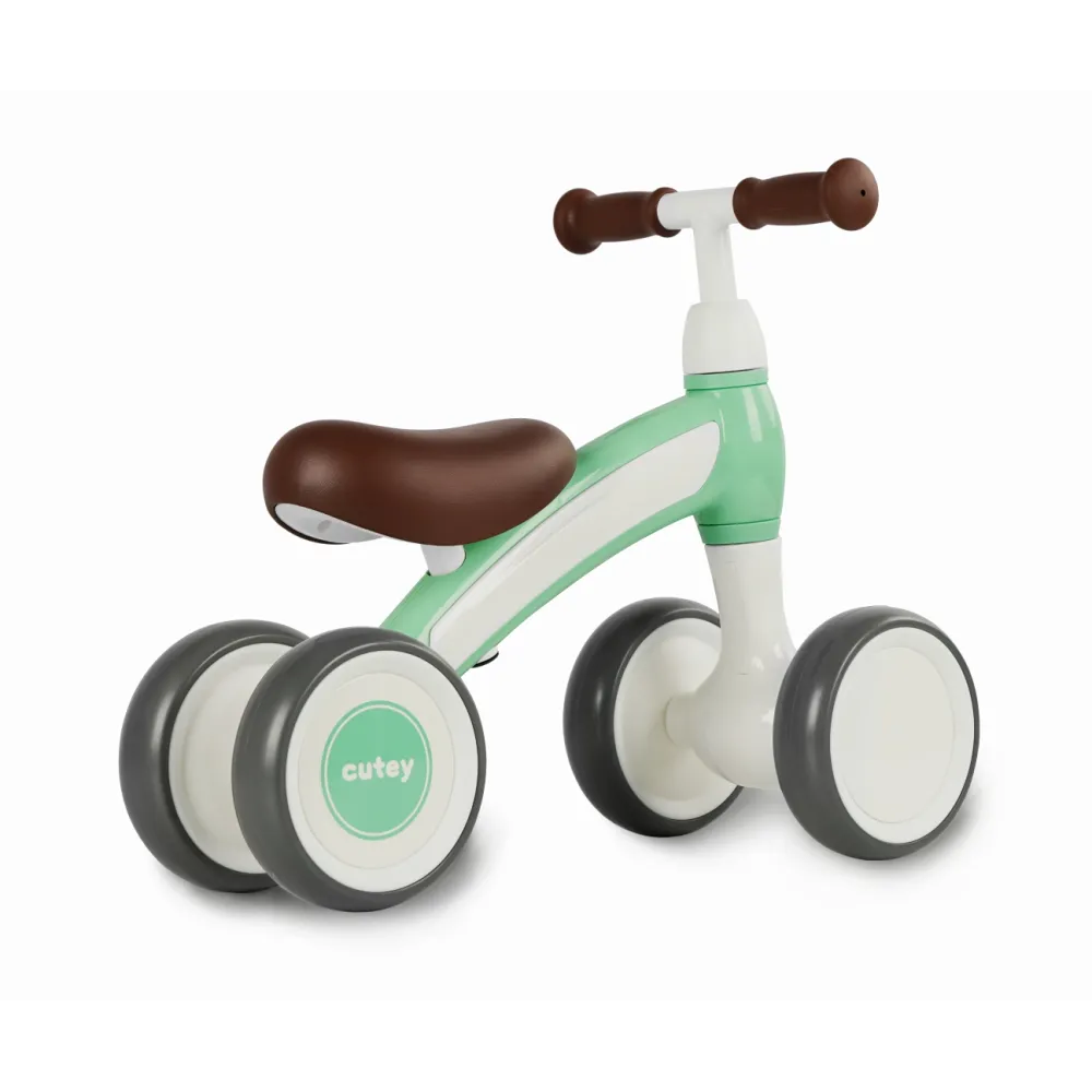 "Qplay" transporto priemonė "Cutey" Retro žalia-Judėjimui, Balansiniai dviratukai-e-vaikas