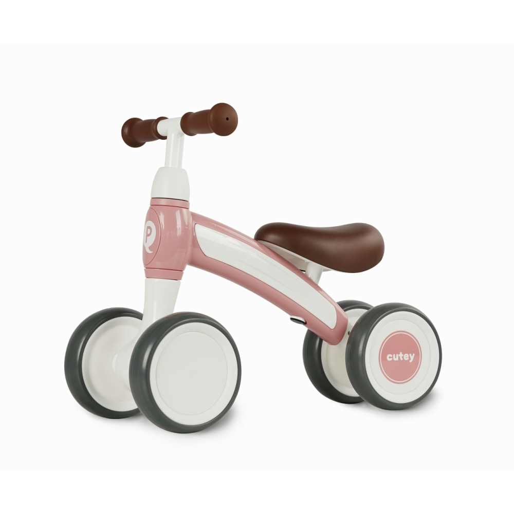 "Qplay" transporto priemonė "Cutey" retro rožinės spalvos-Judėjimui, Balansiniai dviratukai-e-vaikas