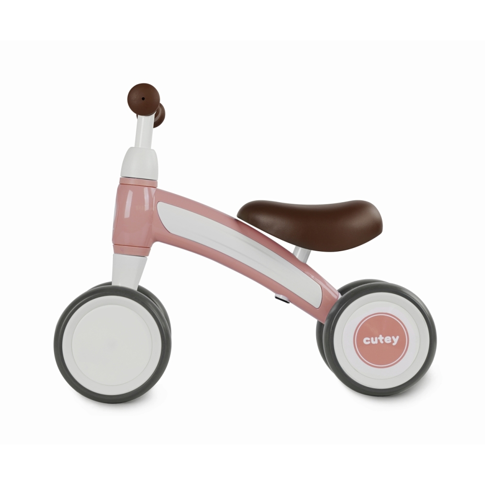 "Qplay" transporto priemonė "Cutey" retro rožinės spalvos-Judėjimui, Balansiniai dviratukai-e-vaikas