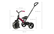 Qplay Rowerek Trójkołowy Elite Plus Rose